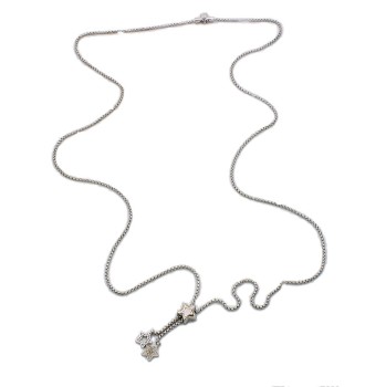 Silver & 9ct Gold Clogau Necklace